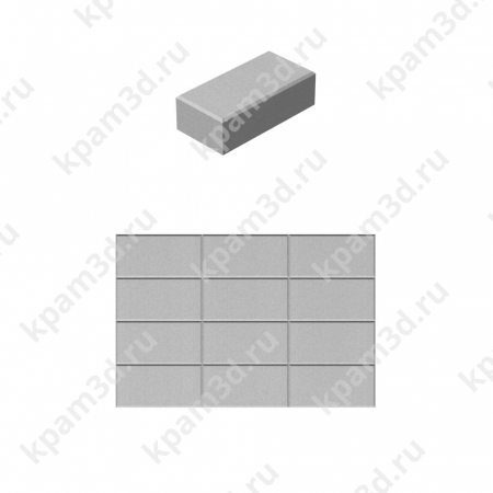 Plitka-t-019-2 (Кирпичик серая) Раскладка 2