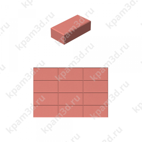 Plitka-t-019-4 (Кирпичик красная) Раскладка 2