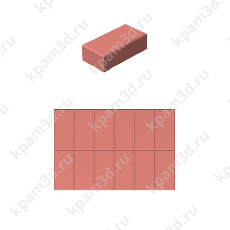 Plitka-t-019-3 (Кирпичик красная) Раскладка 1